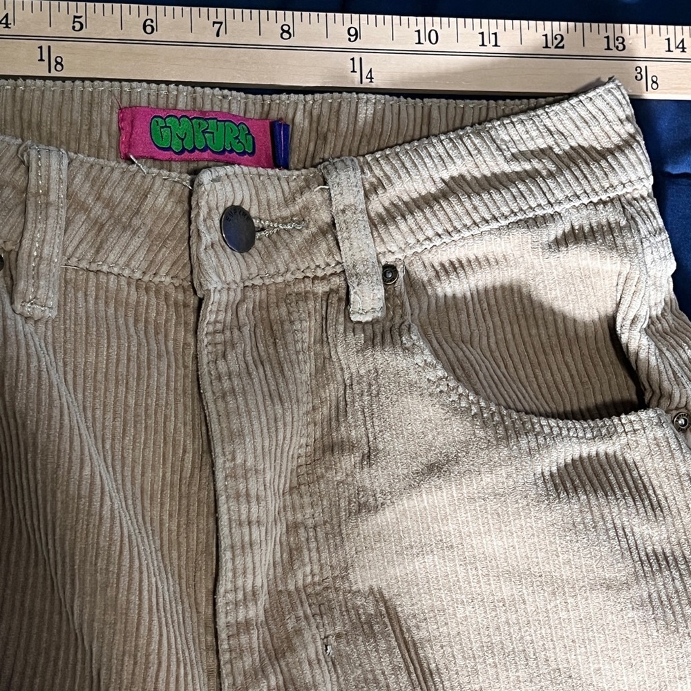 Empyre Girls Beige Corduroy Skate Pants sz 2 - Picture 11 of 12